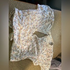 Floral crop top
